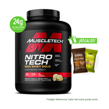 Cargar imagen en el visor de la galería, Nitro Tech 100% Whey Gold Muscletech  5Lb Con Regalo
