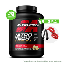 Cargar imagen en el visor de la galería, Nitro Tech 100% Whey Gold Muscletech  5Lb Con Regalo
