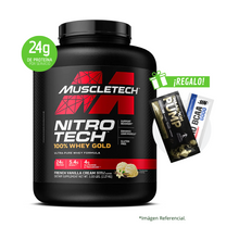 Cargar imagen en el visor de la galería, Nitro Tech 100% Whey Gold Muscletech  5Lb Con Regalo
