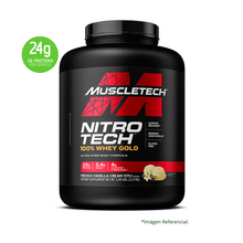 Cargar imagen en el visor de la galería, Nitro Tech 100% Whey Gold Muscletech  5Lb Con Regalo
