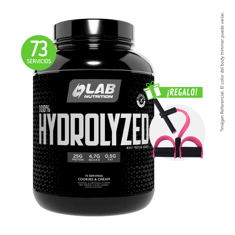 100% HYDROLYZED Whey Protein Isolate - 5 LB - Lab Nutrition