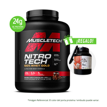 Cargar imagen en el visor de la galería, Nitro Tech 100% Whey Gold Muscletech  5Lb Con Regalo
