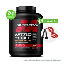 Cargar imagen en el visor de la galería, Nitro Tech 100% Whey Gold Muscletech  5Lb Con Regalo
