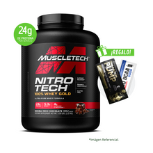 Cargar imagen en el visor de la galería, Nitro Tech 100% Whey Gold Muscletech  5Lb Con Regalo
