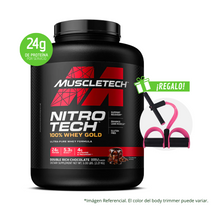 Cargar imagen en el visor de la galería, Nitro Tech 100% Whey Gold Muscletech  5Lb Con Regalo
