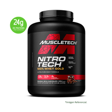 Cargar imagen en el visor de la galería, Nitro Tech 100% Whey Gold Muscletech  5Lb Con Regalo
