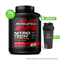 Cargar imagen en el visor de la galería, Nitro Tech 100% Whey Gold Muscletech  5Lb Con Regalo
