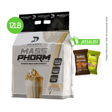 Cargar imagen en el visor de la galería, Proteína Dragon Pharma Mass Phorm 12 LB + Regalo
