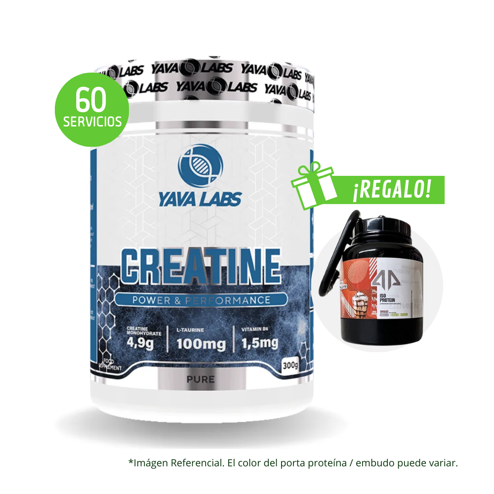 Yava Labs Creatina Power & Performance UN 300g + Regalo