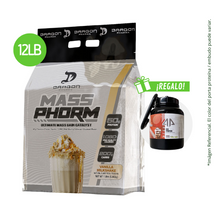 Cargar imagen en el visor de la galería, Proteína Dragon Pharma Mass Phorm 12 LB + Regalo
