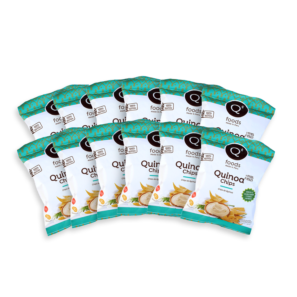 PACK CHIPS DE QUINOA 35GR X 12 UNIDADES