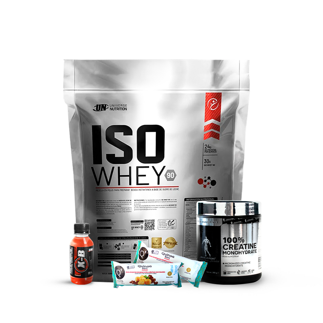 Promo Iso Whey UN 5kg + Creatina Kevin Levrone 300gr + REGALOS