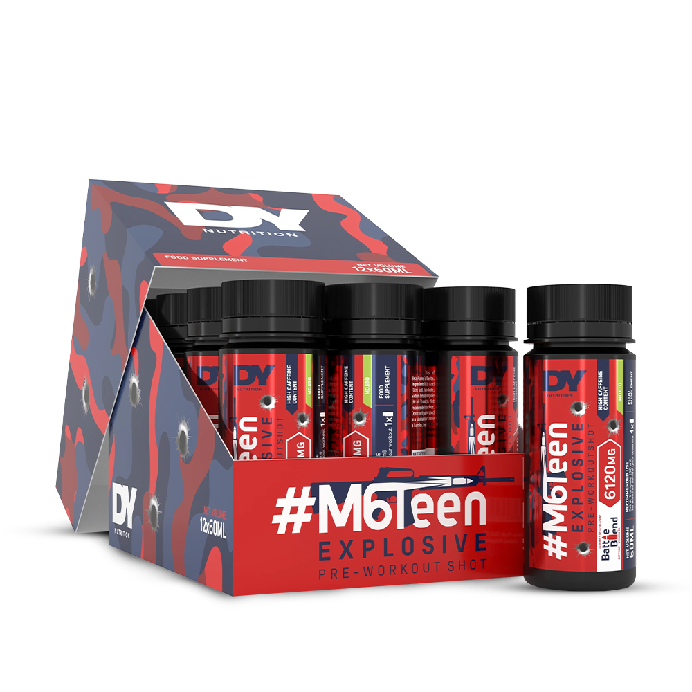 Caja De Pre-Workout #M6Teen Liquid 12 Unidades X60ml – DY Nutrition