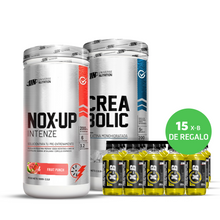 Cargar imagen en el visor de la galería, NOX UP INTENZE 1KG + CREABOLIC 1KG + 01 PACK XB DE QUEMADORES DE 15 UNIDADES
