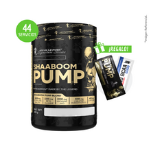 Cargar imagen en el visor de la galería, SHABOOM PUMP PRE ENTRENO 385g KEVIN LEVRONE + REGALOS
