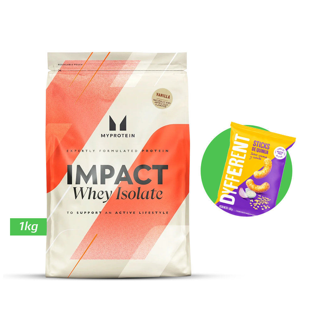 Proteína MyProtein Impact Whey Isolate 1kg Con Regalo