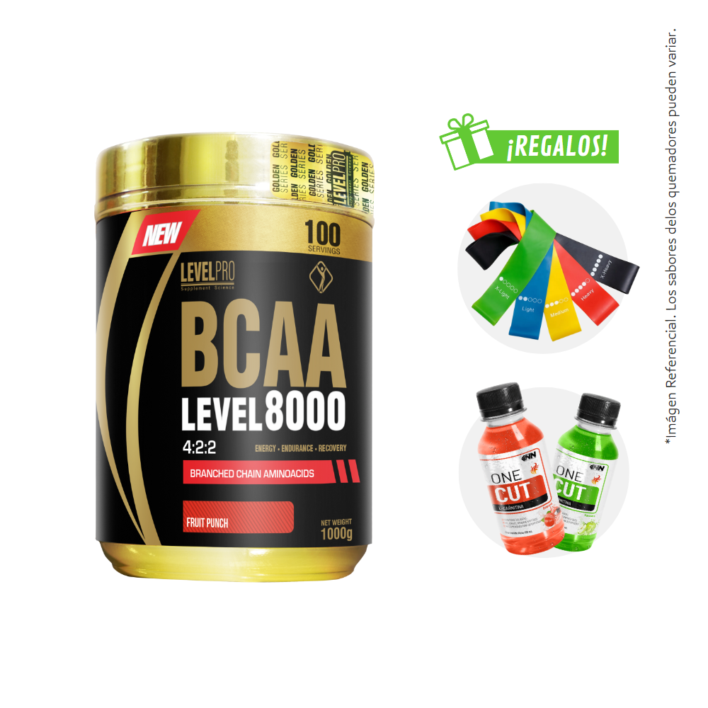 Bcaa 8000 Level Pro 1KG Con Regalos