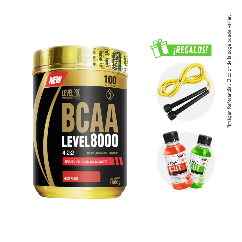 Bcaa 8000 Level Pro 1KG Con Regalos