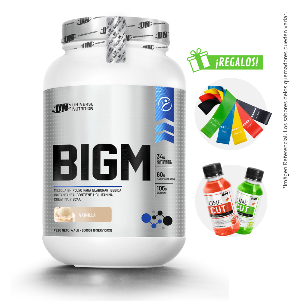 BIGM 2KG PROTEÍNA PARA GANAR MASA MUSCULAR UN