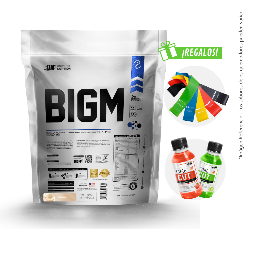 BIGM 5KG PROTEÍNA PARA GANAR MASA MUSCULAR UN