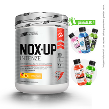 Cargar imagen en el visor de la galería, NOX UP INTENZE 600GR PRE ENTRENO UN + REGALOS
