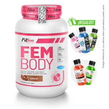 Cargar imagen en el visor de la galería, FEM BODY 1.5KG PROTEÍNA FITFEM + REGALOS
