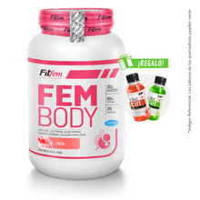 Cargar imagen en el visor de la galería, FEM BODY 1.5KG PROTEÍNA FITFEM + REGALOS
