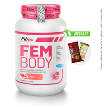 Cargar imagen en el visor de la galería, FEM BODY 1.5KG PROTEÍNA FITFEM + REGALOS
