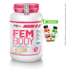 Cargar imagen en el visor de la galería, FEM BODY 1.5KG PROTEÍNA FITFEM + REGALOS
