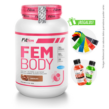 Cargar imagen en el visor de la galería, FEM BODY 1.5KG PROTEÍNA FITFEM + REGALOS
