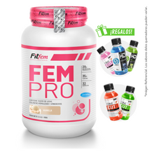 Cargar imagen en el visor de la galería, FEM PRO 1.1KG PROTEÍNA FITFEM + REGALOS
