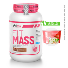 Cargar imagen en el visor de la galería, FIT MASS 2KG GANADOR DE MASA FITFEM + REGALOS
