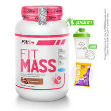 Cargar imagen en el visor de la galería, FIT MASS 2KG GANADOR DE MASA FITFEM + REGALOS
