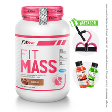 Cargar imagen en el visor de la galería, FIT MASS 2KG GANADOR DE MASA FITFEM + REGALOS
