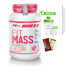 Cargar imagen en el visor de la galería, FIT MASS 2KG GANADOR DE MASA FITFEM + REGALOS
