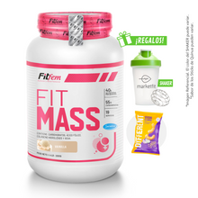 Cargar imagen en el visor de la galería, FIT MASS 2KG GANADOR DE MASA FITFEM + REGALOS
