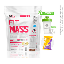 Cargar imagen en el visor de la galería, FIT MASS 5KG GANADOR DE MASA FITFEM + REGALOS
