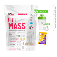 Cargar imagen en el visor de la galería, FIT MASS 5KG GANADOR DE MASA FITFEM + REGALOS
