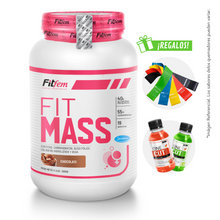 Cargar imagen en el visor de la galería, FIT MASS 2KG GANADOR DE MASA FITFEM + REGALOS
