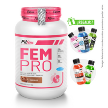 Cargar imagen en el visor de la galería, FEM PRO 1.1KG PROTEÍNA FITFEM + REGALOS
