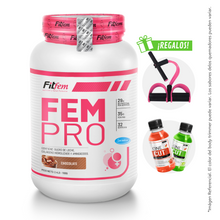 Cargar imagen en el visor de la galería, FEM PRO 1.1KG PROTEÍNA FITFEM + REGALOS
