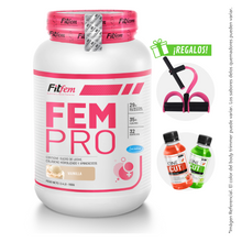 Cargar imagen en el visor de la galería, FEM PRO 1.1KG PROTEÍNA FITFEM + REGALOS
