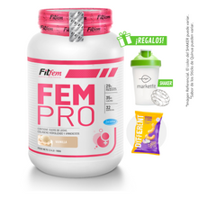 Cargar imagen en el visor de la galería, FEM PRO 1.1KG PROTEÍNA FITFEM + REGALOS
