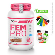 Cargar imagen en el visor de la galería, FEM PRO 1.1KG PROTEÍNA FITFEM + REGALOS
