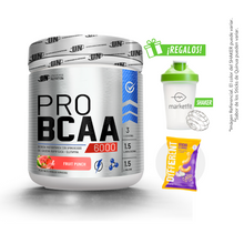 Cargar imagen en el visor de la galería, PRO BCAA 6000 500GR AMINOÁCIDOS UN + REGALOS
