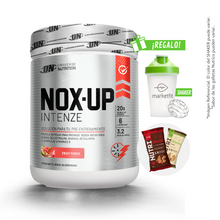 Cargar imagen en el visor de la galería, NOX UP INTENZE 600GR PRE ENTRENO UN + REGALOS
