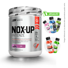 Cargar imagen en el visor de la galería, NOX UP INTENZE 600GR PRE ENTRENO UN + REGALOS
