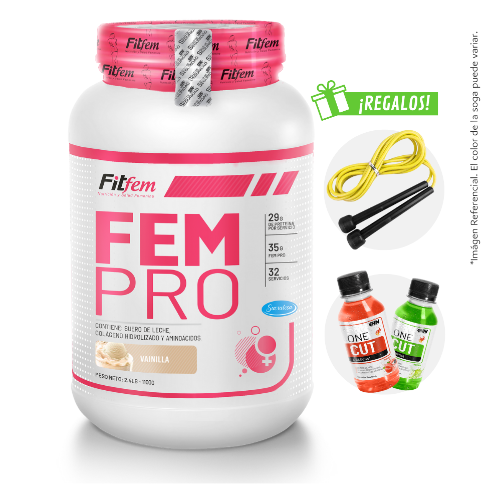 FEM PRO 1.1KG PROTEÍNA FITFEM + REGALOS