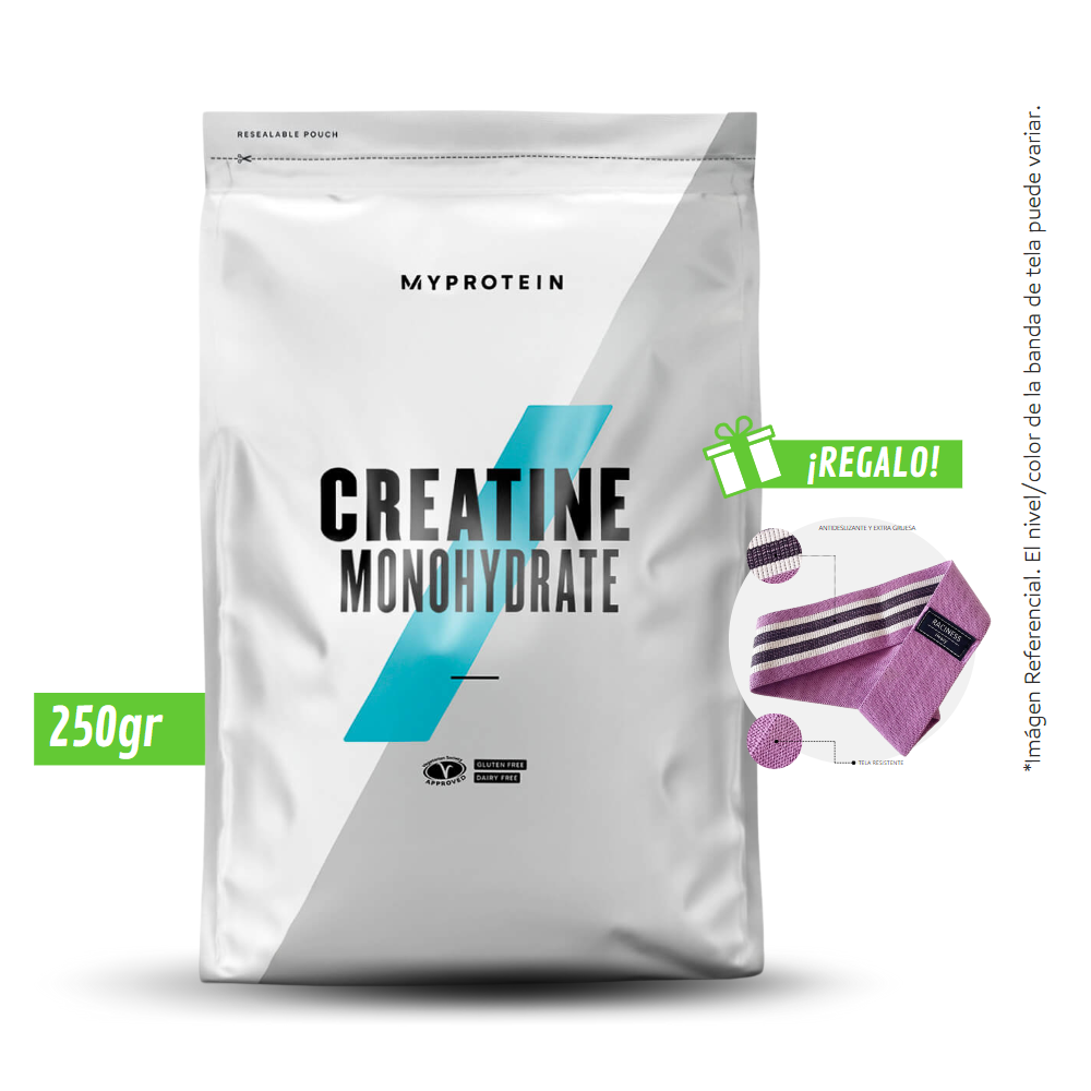 CREATINA MONOHIDRATADA 250GR MyProtein + REGALO